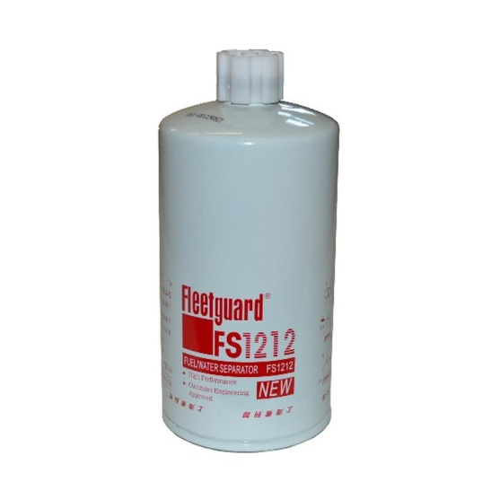 Фильтр грубой очистки топлива (FS1212) ("Fleetguard") сепаратор (КАМАЗ, ЛИАЗ и др. с дв. Cummins/Камминз 4ISBe, 4ISDe, 6ISBe, 6ISDe (EKO-03.354, FC5705, FG125, FS36253, W950/16, W950/20, 5310808, C5310808)
