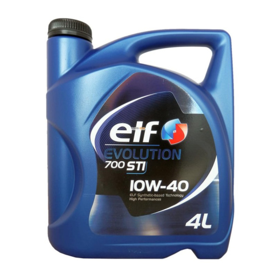Масло моторное Elf Evolution 700 STI/STI-S, А3/В4, SAE 10W40, 4 л, API SN/CF, полусинтетическое
