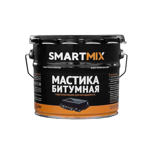 МАСТИКА БИТУМНАЯ "SmartMix" (3 кг) Краснодар