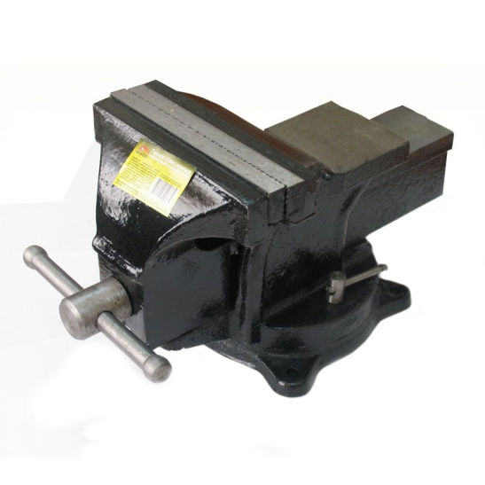 Тиски слесарные чугунные 200мм поворотные с наковальней 44-4-220 Remocolor (Ремоколор)