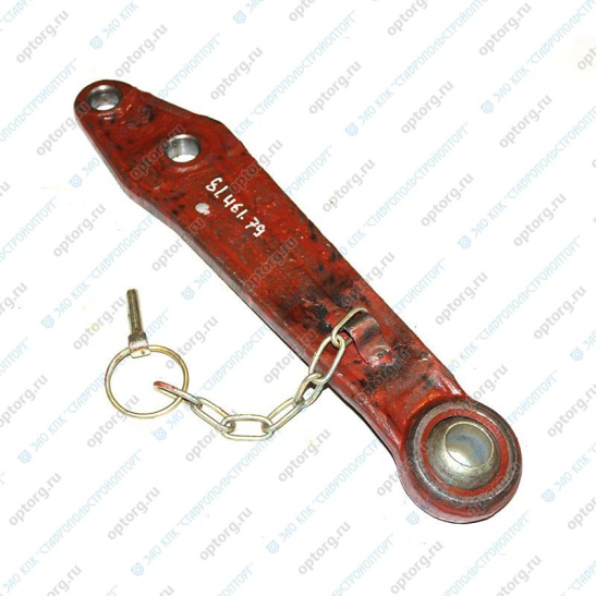 80-4605045-01 (80-4605040-01) Тяга задней навески кор. левая (красная) Сморгонь РБ