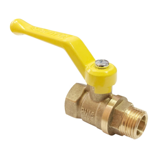 Кран шаровый Valfex 11Б27фтМ газ рычаг вн/нар Ду-15 Ру-16 