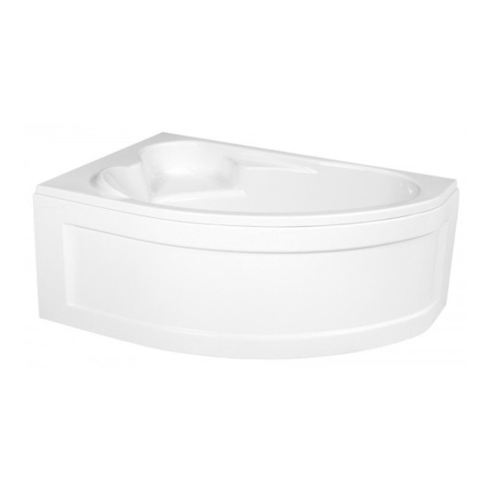 Ванна акриловая асимметричная 1530х1000х450мм Kaliope левая, в комплекте с каркасом, панелью, (Cersanit) Россия