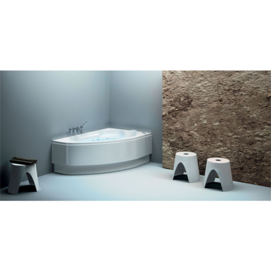 Ванна акриловая асимметричная 1530х1000х450мм Kaliope правая, в комплекте с каркасом, панелью, (Cersanit) Россия