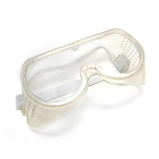 Очки защитные закрытые, прозрачные, полистирол, 22-3-005, Россия