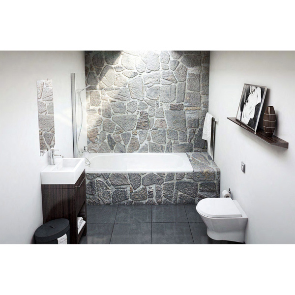 Ванна стальная 1800x800x410 мм, белая, BLB, Atlantica,  без ножек, Португалия