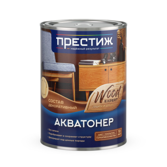 Состав тонированный (морилка водная) "Орех" (0,9 л) "Aquatoner" "ПРЕСТИЖ" Ростовская область