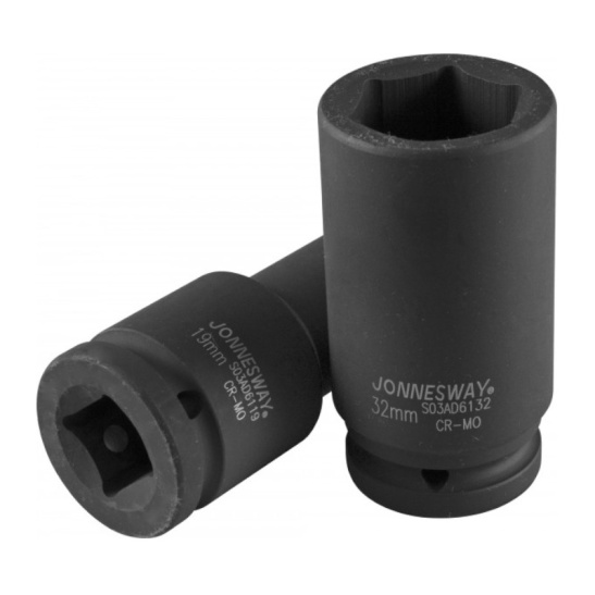 Головка торцевая ударная глубокая 32мм 1/2"DR Jonnesway S03AD4132