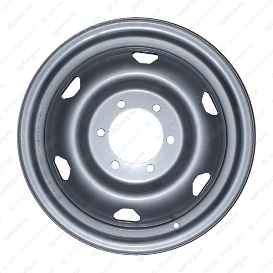 23602-3101015 ДИСК КОЛЕСА УАЗ-Профи 236021/236022 штатный 6,5*16/6*139,7 D-108.5 ЕТ40/серебро/УАЗ/