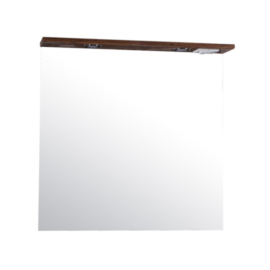 Зеркало "Коста 80  (арт. 11489)", 800x800x150 мм, орех