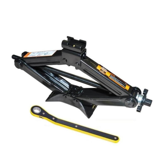 Домкрат ромбический винтовой (1,5 тн., 104-385 мм.) трещоточная рукоятка (43115) ("АвтоDЕЛО")