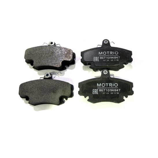 86710094847 КОЛОДКИ ТОРМОЗНЫЕ ПЕРЕДНИЕ Ларгуc,(дв 16 кл.) (к-т 4шт) (MOTRIO)