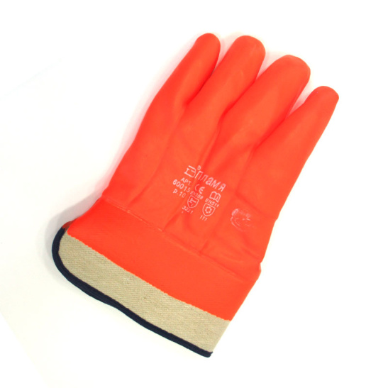 Перчатки утепленные "Аляска/Полюс" МБС морозостойкие с твердым манжетом 