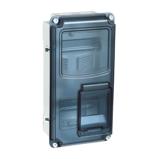 Корпус пластиковый IEK ЩУРн-П 1/8 PC KREPTA IP66 (MSP1-N-08-55)