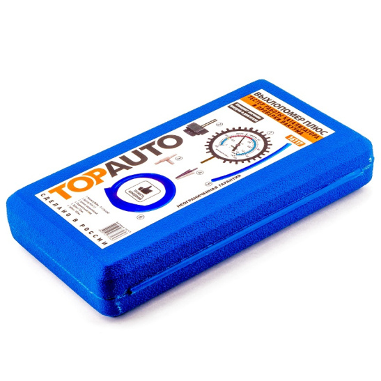 * Тестер работы катализатора, топливных насосов и проверки вакуума ("Выхлопомер Плюс") ("TOP AUTO" С.Петербург) (16117) ВакуумМер + тестер выхлопной системы