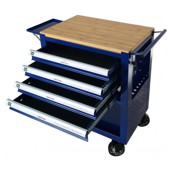 Тележка инструментальная (11104) на колесах, сервисная, серия PROFFI ("Сервис КЛЮЧ")