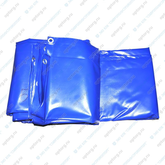 ПОЛОГ ПВХ 3,0*10,0 люверсы,  КАМАЗ-длинномер, цвет синий