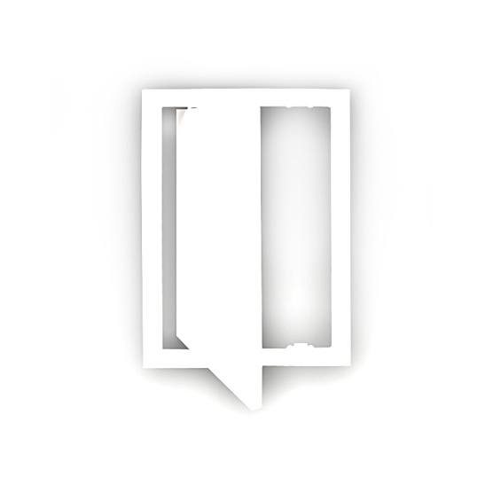 AD2020 Дверца ревизион 218*218 (200*200) ЭРА (сантех) c фланцем 196*196