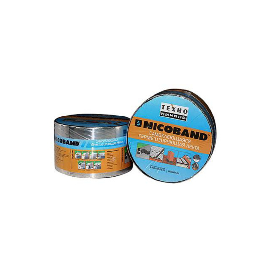 Самоклеящаяся герметизирующая лента "NICOBAND" 10см*3м коричневая