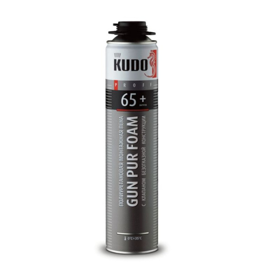 Пена монтажная профессиональная летняя 65 л, 930 гр, Kudo "PROFF +"