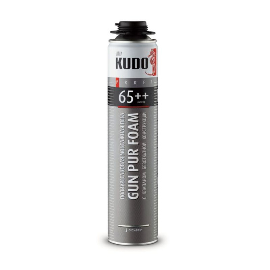 Пена монтажная профессиональная летняя 65 л, 980 гр, Kudo "PROFF ++"