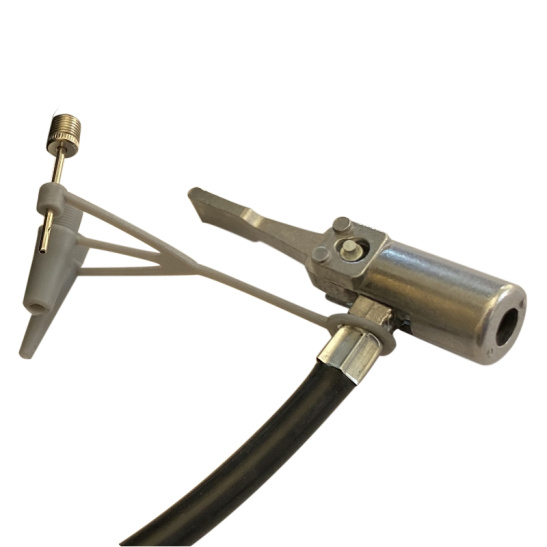 * Насос шинный ножной металлический, с манометром ("TOP AUTO" С.Петербург) "НН-5006"