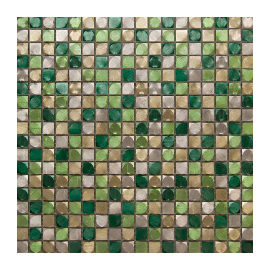 Плитка вставка 300x300 мм  "Intensity" Seven Green Mosaico зеленый сорт 1 (Испания)