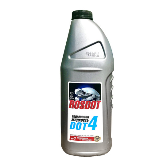 Тормозная жидкость"РОС ДОТ-4" бут.1л. (0,910кг) (ООО Тосол-Синтез) 