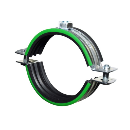 Хомут сантехнический с резиновым уплотнителем D=1/2 (20-24 мм), М8x80, Майер, Россия