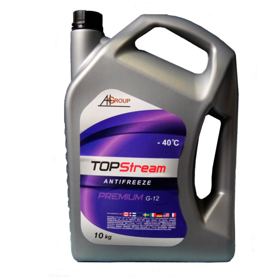 Антифриз TOP STREAM PREMIUM (G-12) красный 9,7кг (10) (вес брутто)  ( Альфа Хим групп)