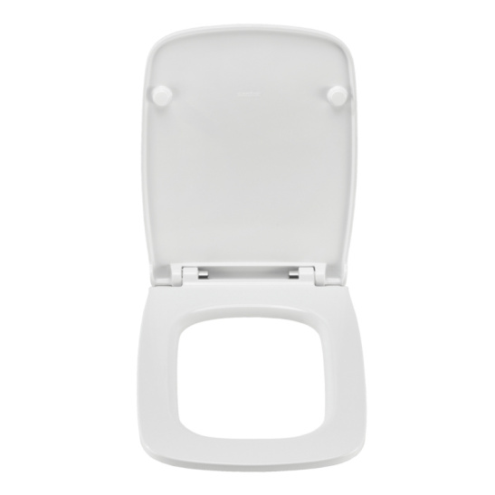 Унитаз-компакт Santek Нео Rimles SLIM (тонкое сиденье), 1WH302418, горизонтальный выпуск, двухрежимная арматура, нижний  подвод, сиденье с микролифтом