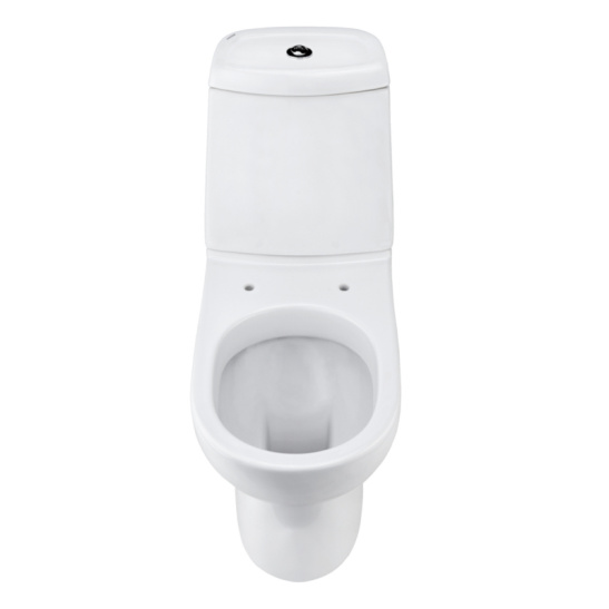 Унитаз-компакт Santek Остин Soft SLIM (тонкое сиденье), 1WH302419/1WH501856, горизонтальный выпуск, двухрежимная  арматура OLIVEIRA, нижний  подвод, сиденье с микролифтом