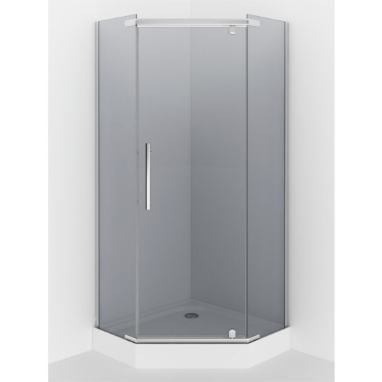 Душевое ограждение 900x900x2000 мм, Erlit ER10109V-C4, пятиугольное Китай