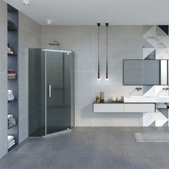 Душевое ограждение 1000x1000x2000 мм, Erlit ER10110V-C4, пятиугольное Китай