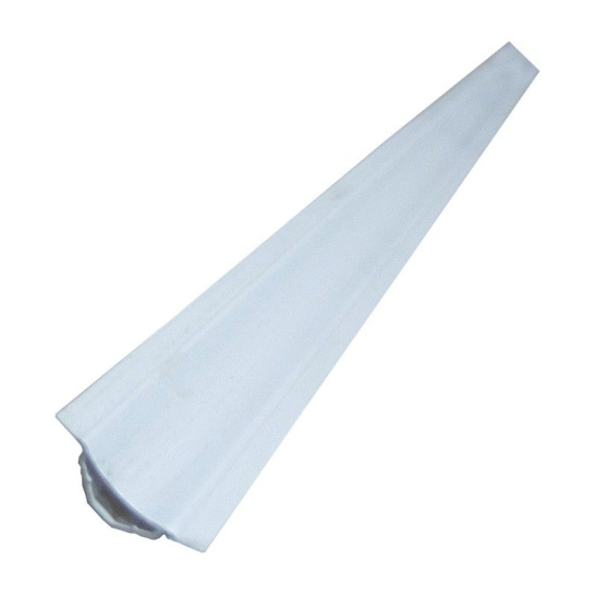 Бордюр (галтель) с мягкими краями 2,5 белый