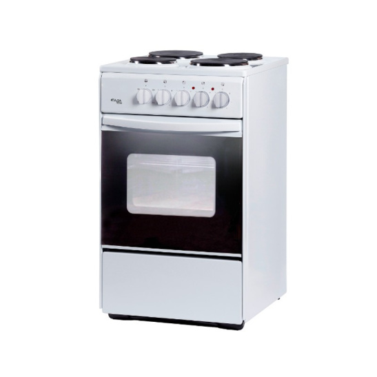 Плита электрическая 4-конфорочная ЛАДА NOVA AE 14027 W, 7000 Вт, белая