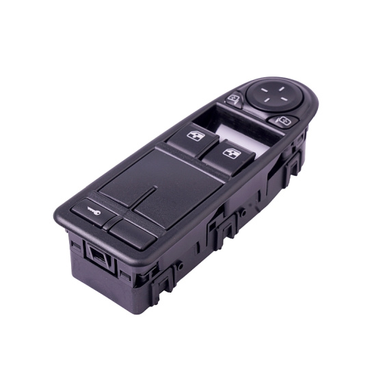 8450100643 БЛОК УПРАВЛЕНИЯ СТЕКЛОПОДЪЕМНИКАМИ ВАЗ-2190 FL (2-х клавишн. НОРМА, с управл. зеркалами, белая подсветка, после 2018 г.в.) ИТЭЛМА