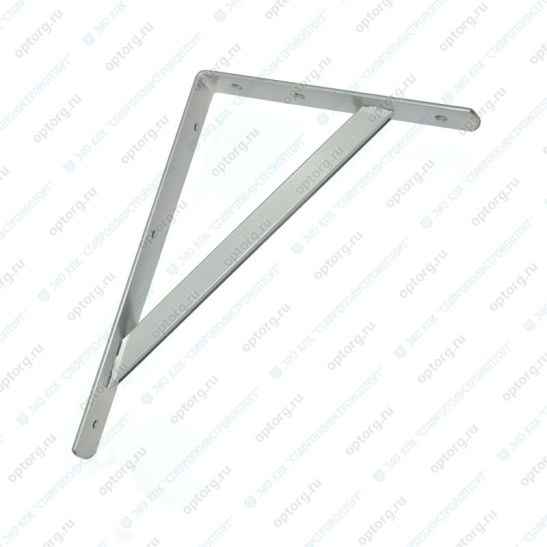 Кронштейн стальной усиленный (плоский) 200*300мм серый 5350