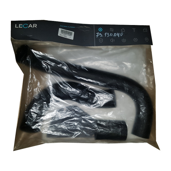 0LECA-0R-0211418-002 ПАТРУБОК РАДИАТОРА УАЗ Патриот, 2206 дв.409 Евро-3/3шт/LECAR/