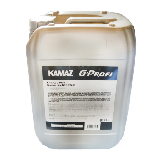 Масло моторное KAMAZ G-Profi  SL NEO 253133862 SAE 5W30, 20 л, синтетическое