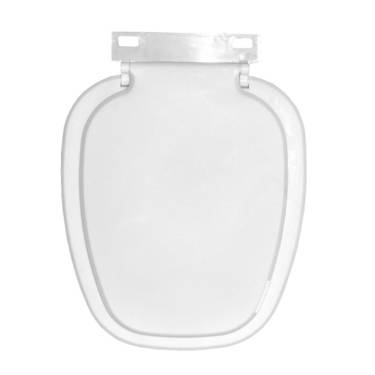 Сиденье прямое белое с/п