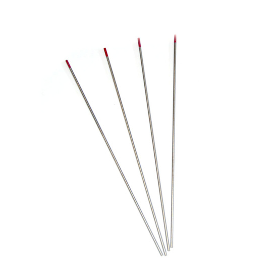 Электроды D=1,6 мм, WT-20 красный, вольфрам, Deka, Китай