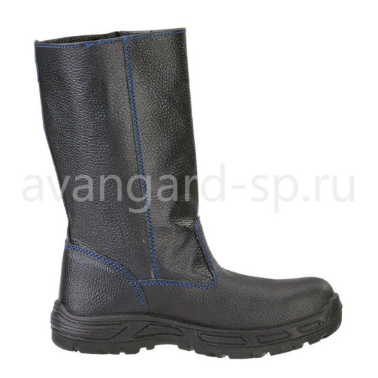 Сапоги мужские "Легион" р.47 ПУ МП цв.черный