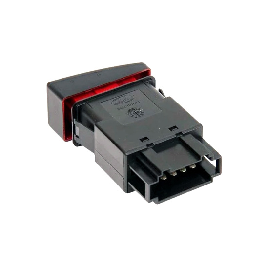 14.3768-02 (8450101011) ВЫКЛЮЧАТЕЛЬ АВАРИЙНОЙ СИГНАЛИЗАЦИИ ВАЗ-2190 FL (белая подсветка)