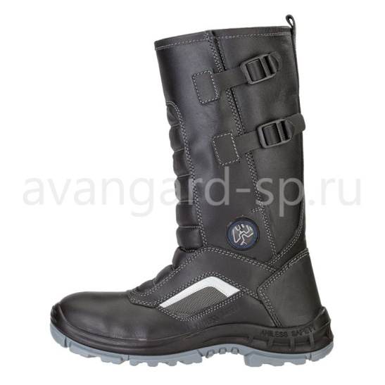Сапоги мужские "Компо Лайт" КП; ПУ/ТПУ, р.40 цв.черно-серый