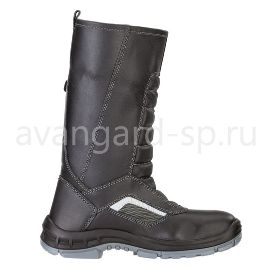 Сапоги мужские "Компо Лайт" КП; ПУ/ТПУ, р.40 цв.черно-серый