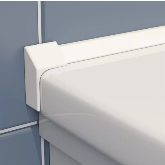 Бордюр для ванны Литер П белый (KDP 195/20)