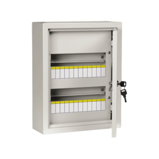 Корпус металлический IEK ЩРн-24з серый TITAN IP54 410х330х120 (MKM11-N-24-54-Z)