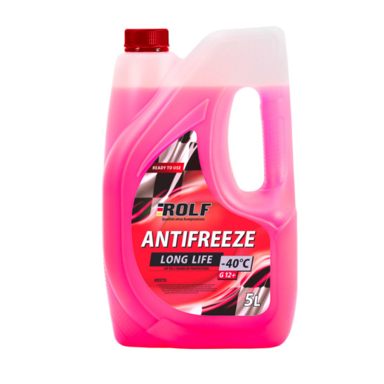 Антифриз ROLF (G12+) Красный 5л. (Рольф)