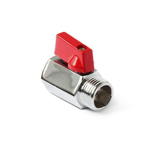 Кран шаровый mini Pro Aqua MBV-M15-F15 бабочка вн/нар Ду-15 Ру-16 